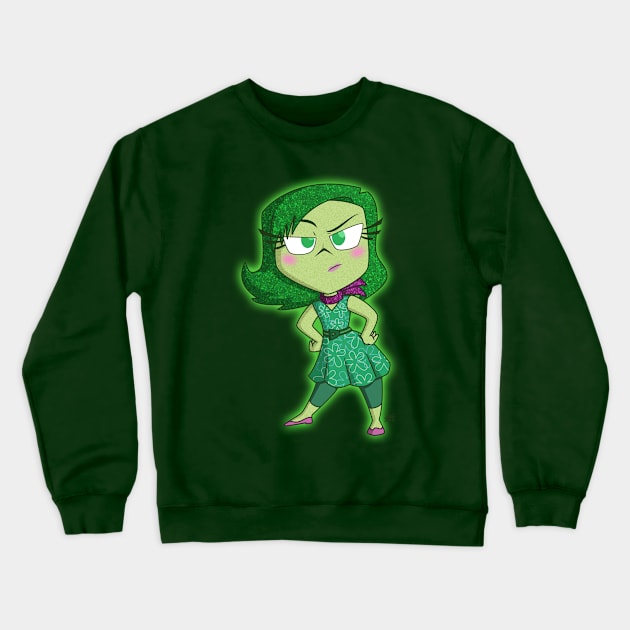 Inside Out: Disgust Crewneck Sweatshirt by soldominotees